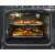 Gorenje GECS6C70WPA electric cooker oven with two levels of telescopic rails