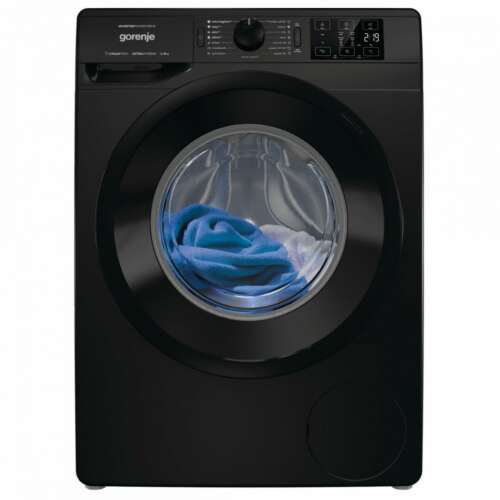 Gorenje WNEI84AS/B 8 kg-os A energiaosztályú előltöltős mosógép fekete színben