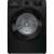 Gorenje WNEI84AS/B 8 kg-os A energiaosztályú előltöltős mosógép fekete színben