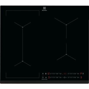 Electrolux EIS62441 Beépíthető indukciós főzőlap, 4 főző zóna, SenseBoil, Control touch, Booster, Hood connectivity, Bridge, 60 cm, Fekete