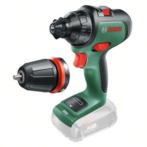 Bosch AdvancedDrill 18 cordless drill driver with chuck adapter, green and black, 18V, POWER FOR ALL ALLIANCE