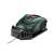Bosch Indego XS 300 robotic lawnmower charging on its charging station