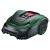 Bosch Indego S 500 robot lawn mower, angled view on white background