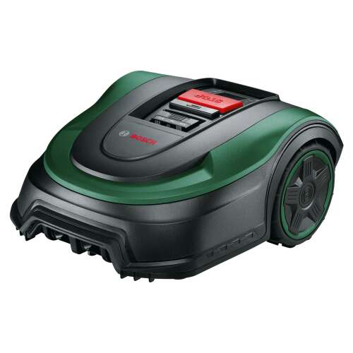 Bosch Indego S 500 robotic lawnmower, front view