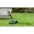 Bosch Indego S 500 robotic lawnmower, mowing in a garden