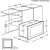 Electrolux KMFE172TEX built-in microwave, black, dimensions