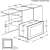 Electrolux KMFE172TEX built-in microwave, black, dimensions