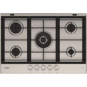 Whirlpool GMWL 728/IXL beépíthető gáz főzőlap, 73 cm, 5 főzőzóna, iXelium, EasyReplace, Booster - Whirlpool
