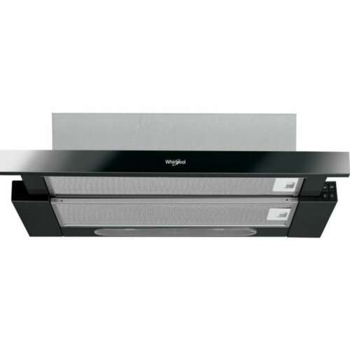 Hota telescopica Whirlpool AKR750GK, Putere de absorbtie 304 mc/h, 3 trepte viteza, Iluminare LED, Filtru carbon, 60 cm, Negru (AKR 750 G K) 82887077