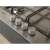 Whirlpool TKRL 661 IX EU built-in gas hob, stainless steel, control knobs