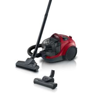 Bosch BGC21X350 beutelloser Staubsauger, rot und schwarz, mit Zubehör - Bosch Staubsauger