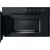 Interior view of Whirlpool MBNA920B black microwave
