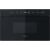 Front view of Whirlpool MBNA920B black built-in microwave