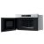 Whirlpool MBNA910X 22L built-in microwave oven with open door