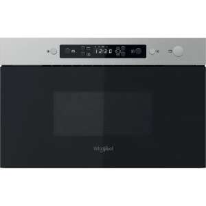 Микровълнова фурна за вграждане Whirlpool MBNA920X, 22 л, 750 W, Грил, 3D технология, Заключване за деца, Кварцов грил, Jet Start, JetDefrost, Inox (MBNA920X)