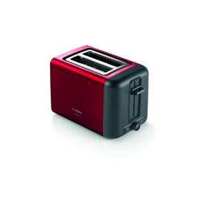Bosch TAT3P424 red toaster side view - Toaster