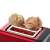 Bosch TAT3P424 red toaster with bread
