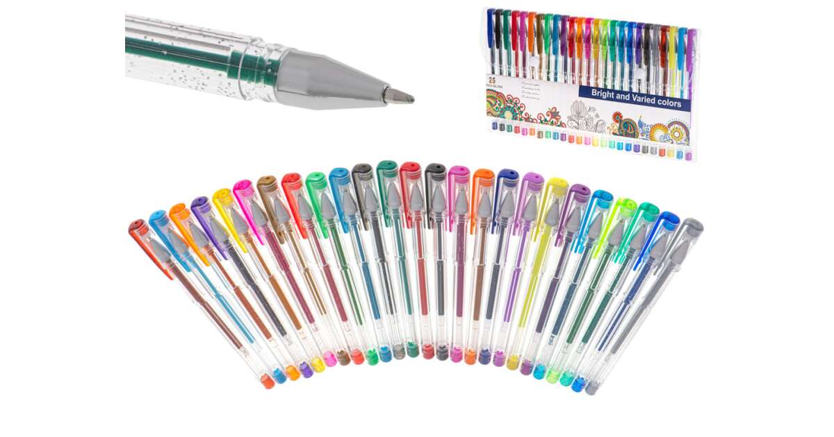 Coloured gel clearance pens