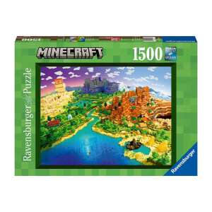 Puzzle 1500 db - A Minecraft világa 64541026 Puzzle