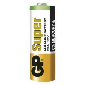 GP Super 23A Alkaline Battery, 12V, 0% Mercury - Batteries & Accumulator