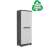 KETER Linear Tall Aufbewahrungsschrank, hellgrau, 173 cm, Kunststoff, aus 70 % recyceltem Material hergestellt