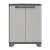 Keter Linear Base Schrank, 90cm, Kunststoff, hellgrau, Vorderansicht
