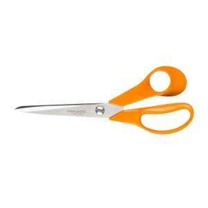Foarfece universale Fiskars Classic 21 cm, mânere portocalii, lame din oțel inoxidabil - Fiskars Foarfece