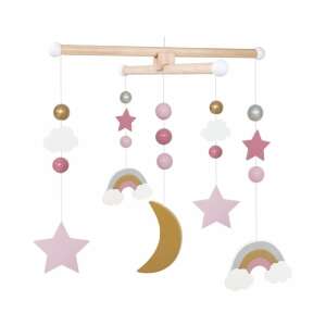 Jabadabado Kiságyforgó - Szivárvány - Pasztell Rózsaszín-Arany