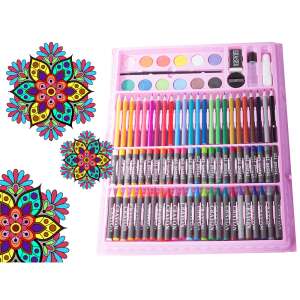 168 piece art set for kids, including crayons, colored pencils, markers, and more - Writing Tool Set