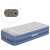 Bestway Tritech single inflatable air mattress, blue and grey, with built-in electric pump