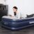Woman relaxing on Bestway Tritech single inflatable mattress