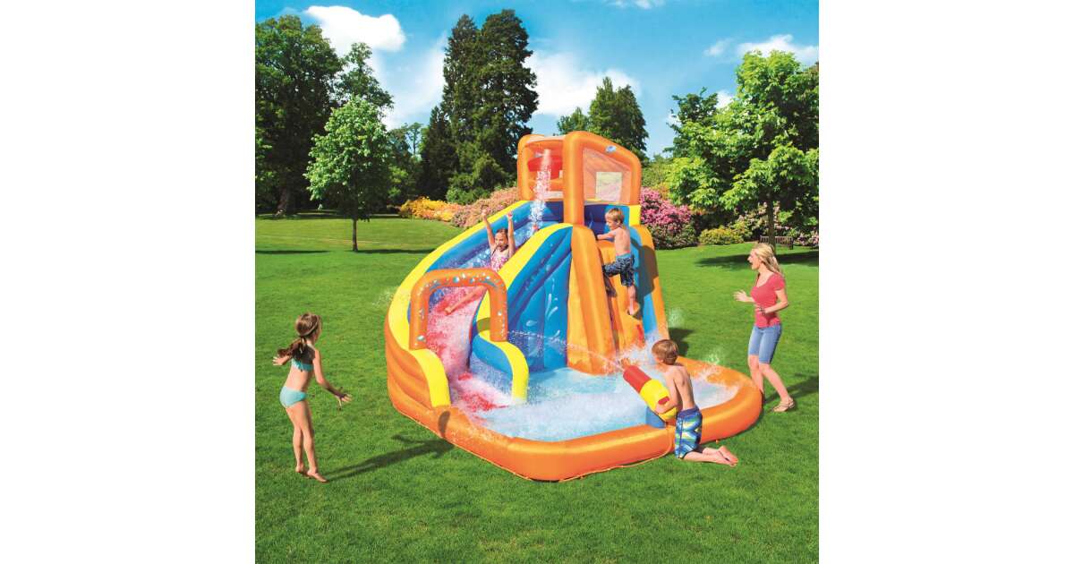 Bestway H2OGO Turbo Splash Water Zone-Mega Water Park vízi csúszda
