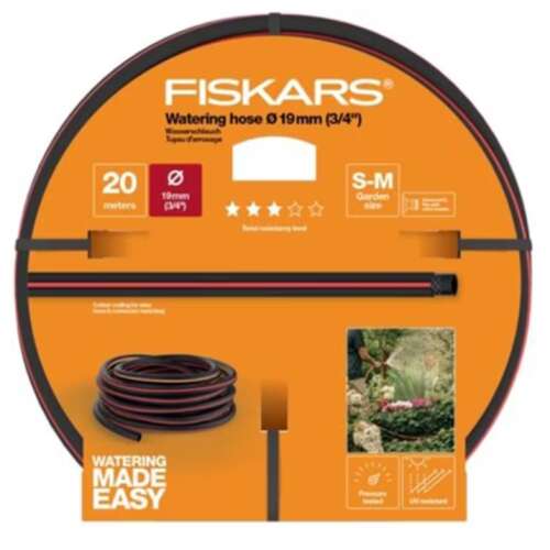 Fiskars 1027109 Solid locsolótömlő, 19mm (3/4"), 20m