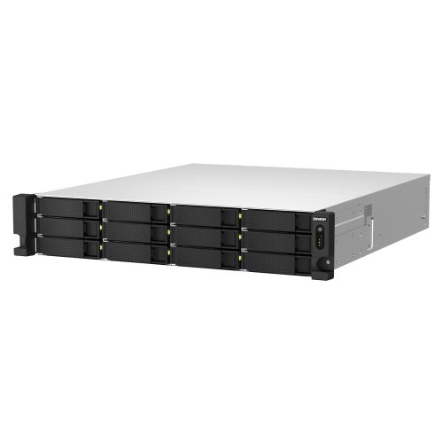 QNAP - 18 Bay NAS Szerver - Intel Xeon E-2336 - 2U Rack 134260992