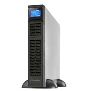 PowerWalker VFI 2000CRM LCD Dupla konverziós (online) 2 kVA 1600 W 4 AC kimenet szünetmentes tápegység - Power Walker