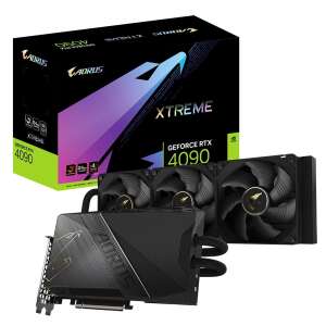 Gigabyte AORUS GeForce RTX 4090 XTREME WATERFORCE 24G NVIDIA 24 Giga Bites GDDR6X 63380919 Plăci video