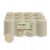 Lucart EcoNatural 14 CF Havana Brown paper towels, 12 rolls, recycled paper texture detail