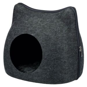 Trixie Szürke Macska Fekhely - Modern Macska Barlang Cipzárral - Macska fekhely