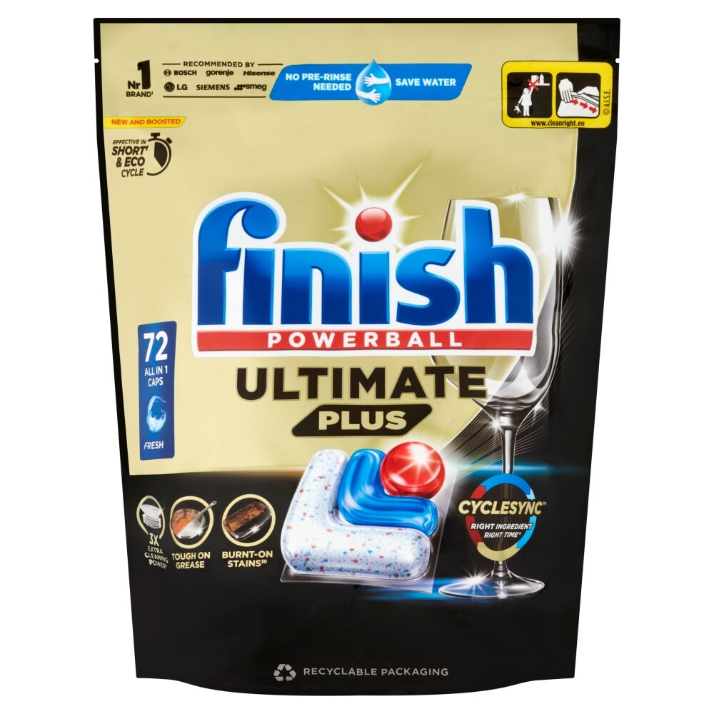 E-shop Finish Powerball Ultimate Plus All in 1 Kapsule do umývačky riadu...
