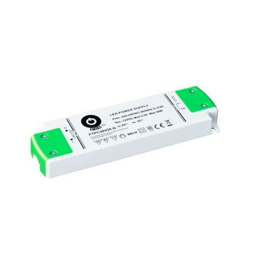 POS Power FTPC30V24-D 24V/1.25A 30W IP20 szabályozható LED tápegység