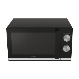 Front view of Candy CMW20TNMB black microwave oven - Microwave, Range Hood and Cooktop