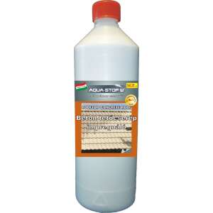 Aqua Stop W Beton tetőcserép impregnáló - Rooftop Concrete Roof, 1 literes palack - Felületkezelő szer