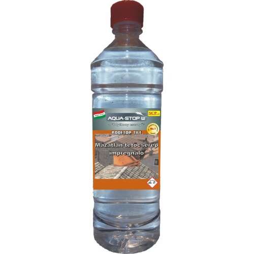 Aqua Stop W Tetőcserép Impregnáló - Mázatlan tetőcserepekhez, 1 liter