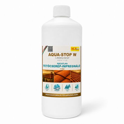 AQUA-STOP W Tetőcserép-impregnáló - 1 liter 176759789 