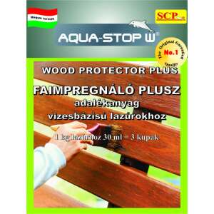 Aqua-Stop W Faimpregnáló Plusz, vízlepergető adalék vizes bázisú lazúrokhoz, 0,09 liter - Felületkezelő szer