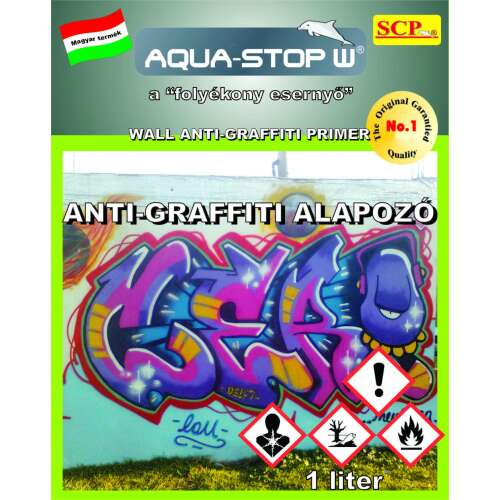 Aqua-Stop W Anti-Graffiti Alapozó, 1 liter, védi a felületeket a graffititől