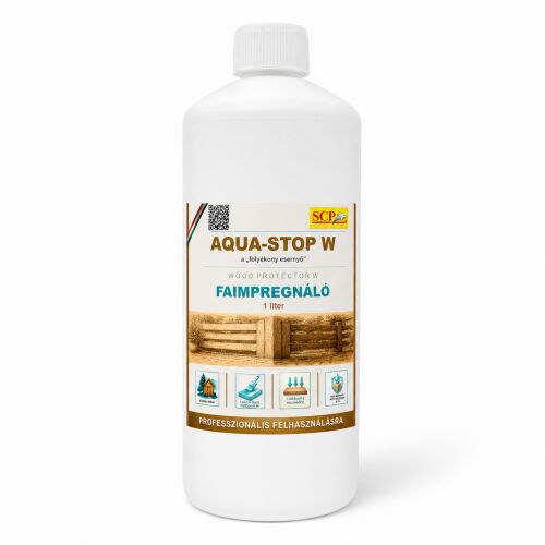 AQUA-STOP W Faimpregnáló - 1 liter 176717441 - Felületkezelő szer