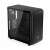 Endorfy Arx 700 Air computer case, black, side view with mesh panel