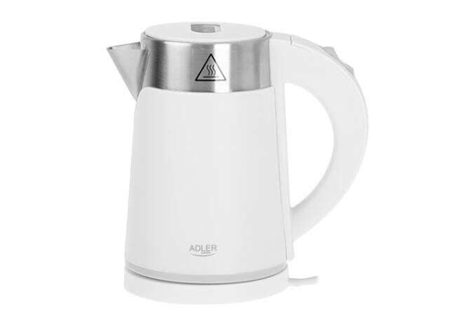 Fierbător de apă Adler AD 1372 0,6L - Alb