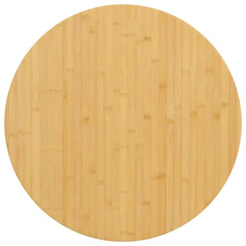 Bambusz Asztallap - Kerek - 70 cm